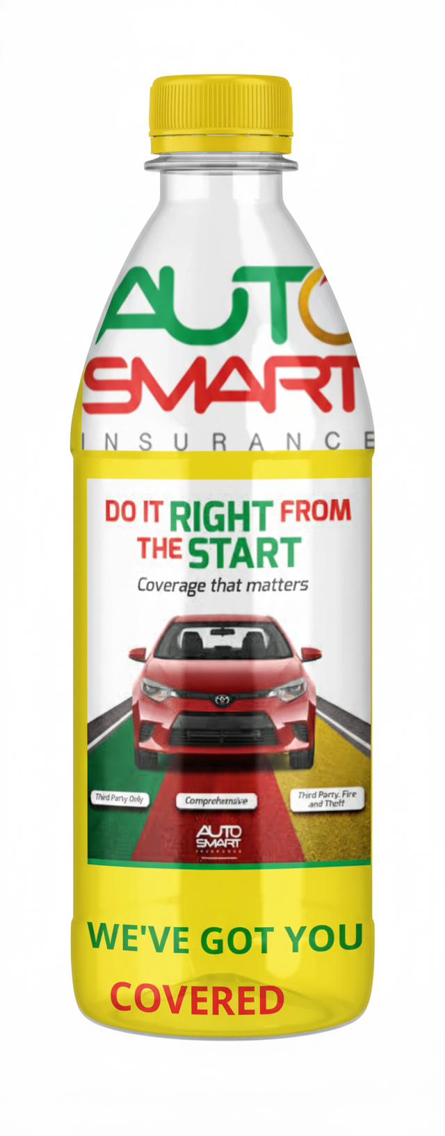 FreeWater Bottle Mockup