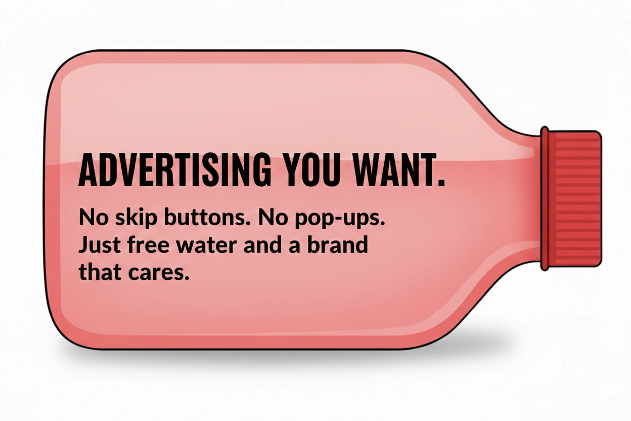 Ads That Build Brands Green Gradient Bottle