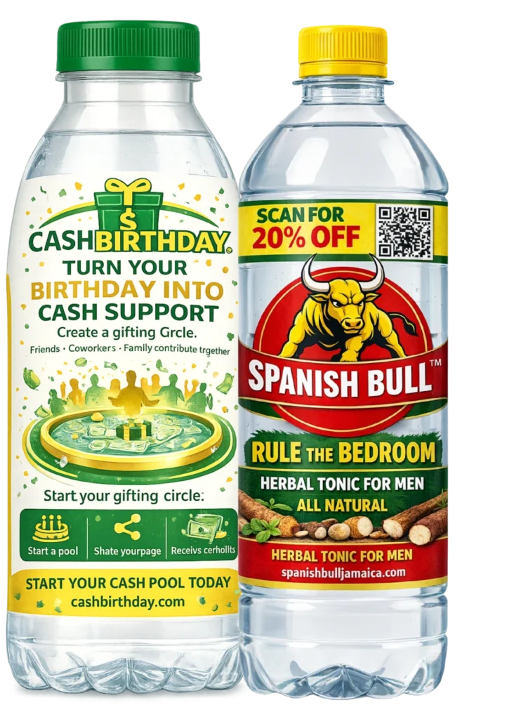 Stagephone Movie Jamaica – digital cinema and film rental platform promoted on FreeWaterJA bottles. Real estate and property investment, Jamaican advertising productions, and secure streaming for families and businesses across Kingston, Montego Bay, and the Caribbean