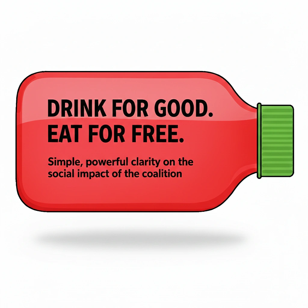 FreeWater Jamaica Green Bottle - Drink for Good Humanitarian Advertising Vehicle